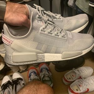 Adidas NMD v2 sized 12 Men’s silver. NWB